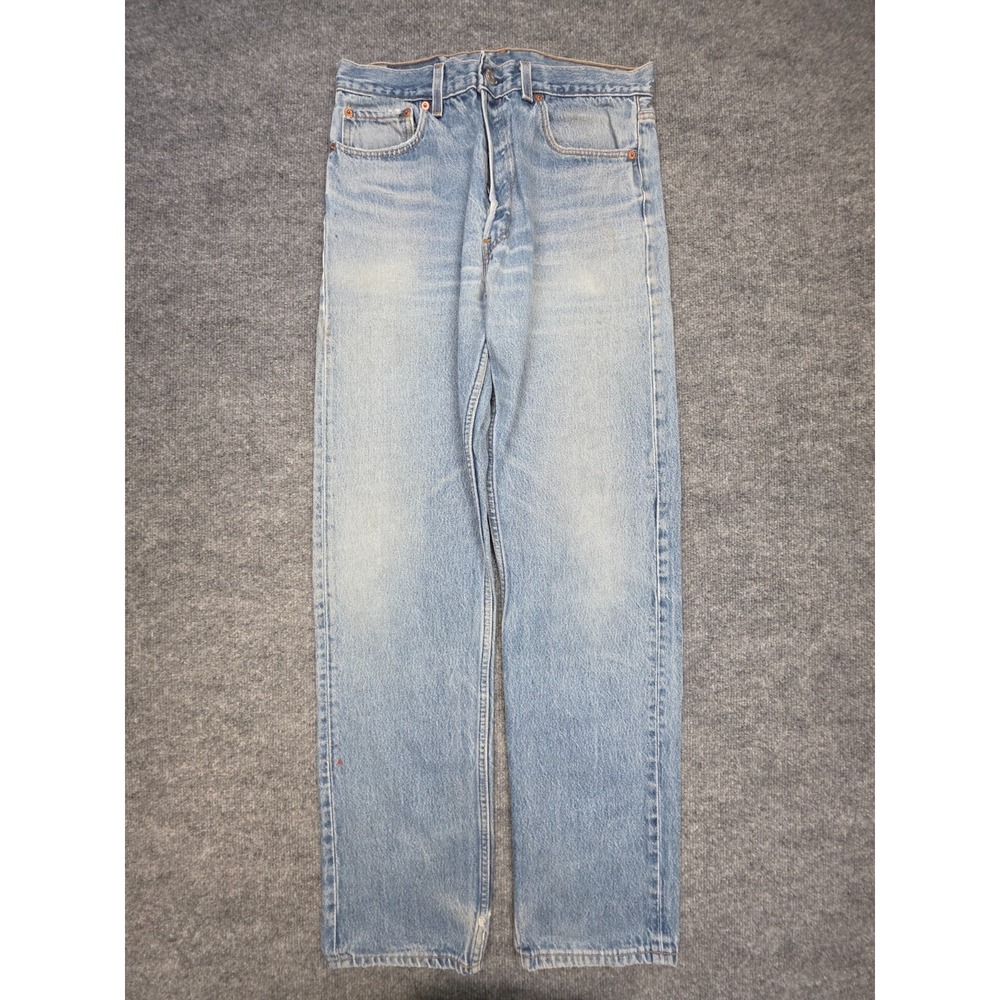 Vintage Levi's 501xx Jeans Men's 35 x 38 (FITS 31x33) Blue Distressed USA